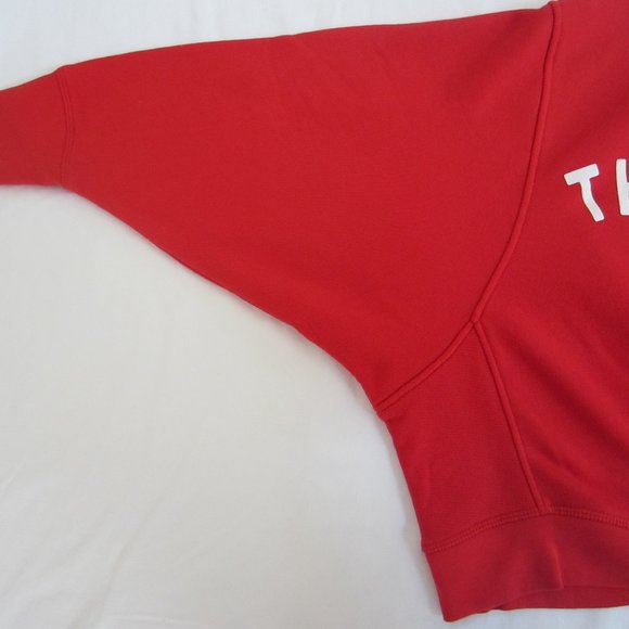 Joie The Hamptons Cropped Red Sweatshirt - Picture 4 of 6